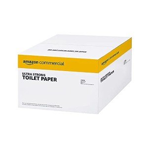AmazonCommercial 2-Ply Ultra Strong Toilet Paper - 36 Rolls