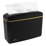 Oasis Creations Glossy Black Paper Towel Dispenser