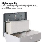 Wall-Mount Paper Towel and Tissue Dispenser