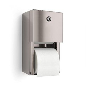 Stainless Steel 2-Roll Toilet Paper Dispenser