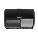 High-Capacity Coreless Toilet Paper Dispenser - Black