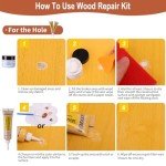 Wood Repair Kit – 37 Sets for Furniture Touch-Ups