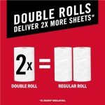 Brawny Tear-A-Square Paper Towels, 6 Double Rolls