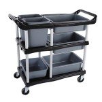 3-Tier Heavy Duty Utility Cart with Wheels