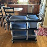 3-Tier Heavy Duty Utility Cart with Wheels