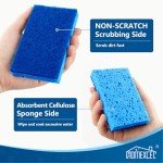 HOMEXCEL 24-Pack Non-Scratch Kitchen Cleaning Sponges