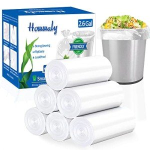 Clear 2.6 Gallon Trash Can Liners - 300 Count