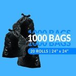 SuperValue Black Trash Bags | 6-10 Gallon | 1000 Count