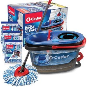 O-Cedar EasyWring RinseClean Microfiber Spin Mop System