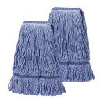 2 Pack Heavy Duty Cotton Mop Head Refills