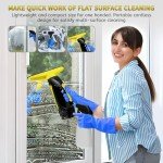 Cordless Window Vacuum Squeegee with Detachable Tank