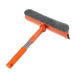 2-in-1 Car Window Squeegee with Microfiber Cloth