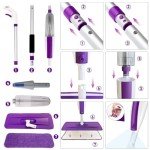 Wet Spray Mop with Refillable Bottle & Pads