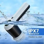 Cordless Electric Spin Scrubber with 6 Heads