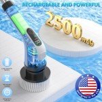 Electric Spin Scrubber with 7 Brush Heads