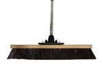 24-Inch Unbreakable Commercial Push Broom with Coarse Bristles