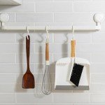 Bamboo Handle Dustpan and Brush Set