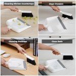 Bamboo Handle Dustpan and Brush Set