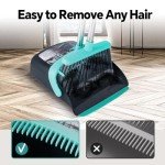 Broom and Dustpan Set with Scrub Brush