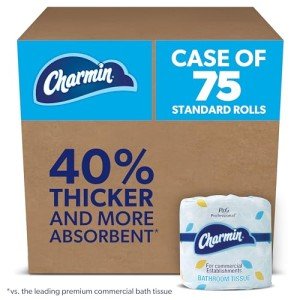 Charmin Commercial Toilet Paper - 2-Ply Rolls, 75 Pack