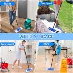 Washable Dust Mop with Long Handle for Floor Cleaning