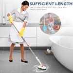 SetSail 3-In-1 Floor Scrub Brush with Handle