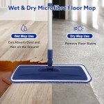 Extendable Microfiber Mop with Washable Pads