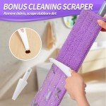 IVYROLL 24" Microfiber Mop with 4 Reusable Pads