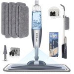 360° Microfiber Spray Mop with 6 Washable Pads