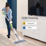 360° Microfiber Spray Mop with 6 Washable Pads