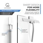 GÜTEWERK 9-Inch Shower Squeegee - White