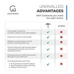 GÜTEWERK 9-Inch Shower Squeegee - White