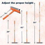 2-in-1 Stainless Steel Window Squeegee Cleaner