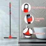 DALIPER 18'' Heavy Duty Floor Squeegee with Adjustable Handle