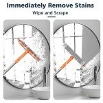 2-in-1 Stainless Steel Window Squeegee Cleaner