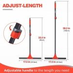 DALIPER 18'' Heavy Duty Floor Squeegee with Adjustable Handle