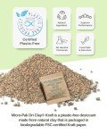 Dri Clay Moisture Absorbing Desiccant Packs, 50pcs