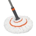 Self-Wringing Microfiber Mops with 55” Handle