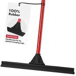 Heavy-Duty 18" Floor Squeegee with 55" Handle