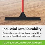 Heavy-Duty 18" Floor Squeegee with 55" Handle