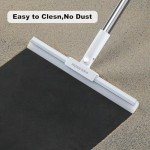 JOYBOS 50'' Rubber Floor Squeegee Broom