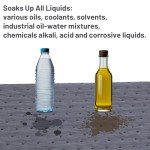 Oil Absorbent Mats, 100 Pack for Spills