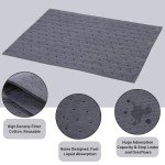Oil Absorbent Mats, 100 Pack for Spills
