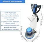 17" Heavy Duty Commercial Floor Buffer Scrubber