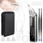 Electric Ear Wax Vacuum Removal Kit with Case