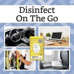 Solimo Lemon Scent Disinfecting Wipes, 320 Count