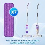 7 Reusable Microfiber Mop Pads for Swiffer