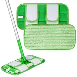 Reusable Microfiber Mop Pads for Swiffer, 2-Pack