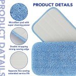 Microfiber Mop Pads for Rubbermaid - 10 Pack