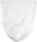 High Density 16 Gallon Clear Trash Bags - 1000 Count